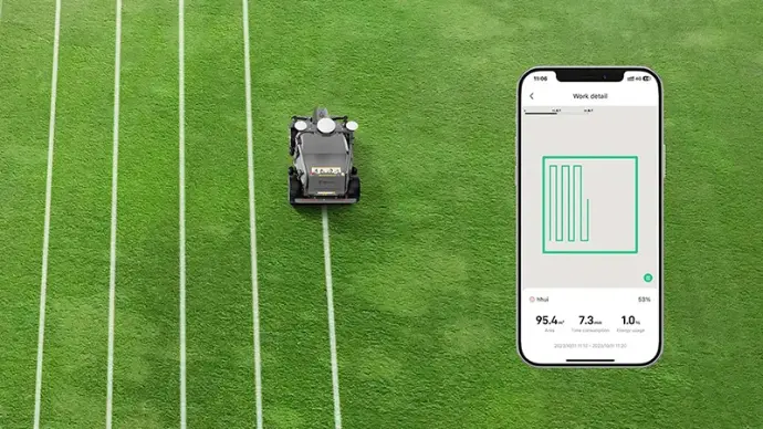 turf line marking automation robot the FJD PaintMaster RM21 Combo has easier smarter mowing turf line marking automation robot the FJD PaintMaster RM21 Combo has easier smarter mowing